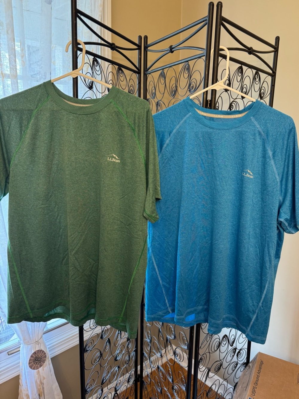 LL Bean Access Trail Tees Size Large Reg
